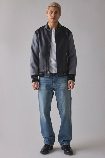 Slate & Stone Padded Faux Leather Jacket | Urban Outfitters