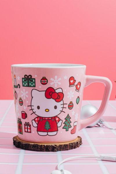 Urban Outfitters Sanrio Hello Kitty Holiday Mug In Pink At  In Multi