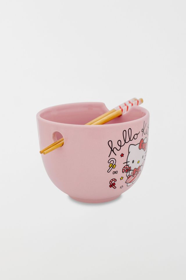 Sanrio Hello Kitty Holiday Ramen Bowl and Chopstick Set #1