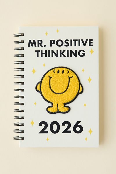 Mr. Positive Thinking Chenille Patch 2026 Daily Planner