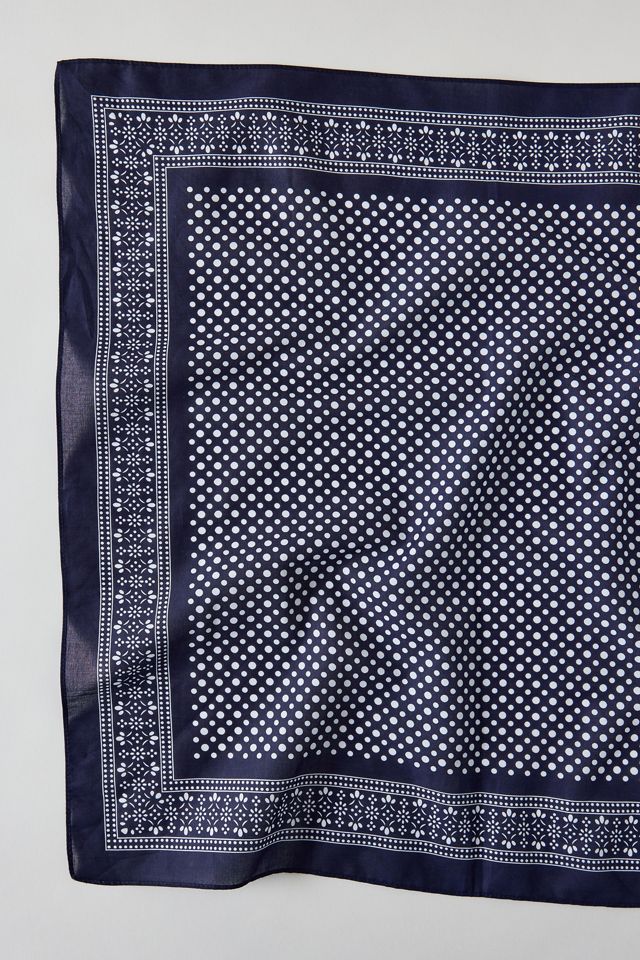 Polka Dot Pattern Cotton Bandana #1