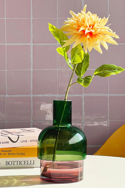 Cloudnola Glass Flip Vase In Dark Green At Urban Outfitters In Multi