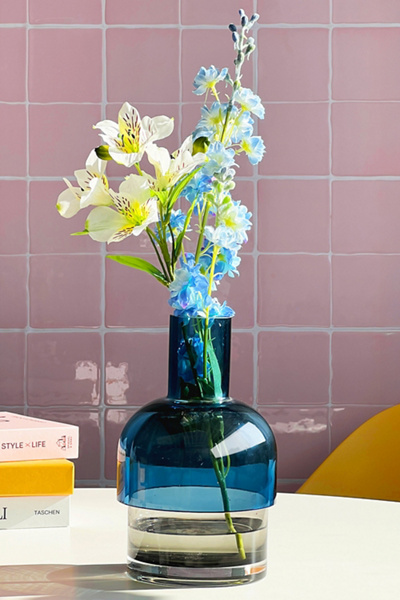 Cloudnola Glass Flip Vase In Blue At Urban Outfitters