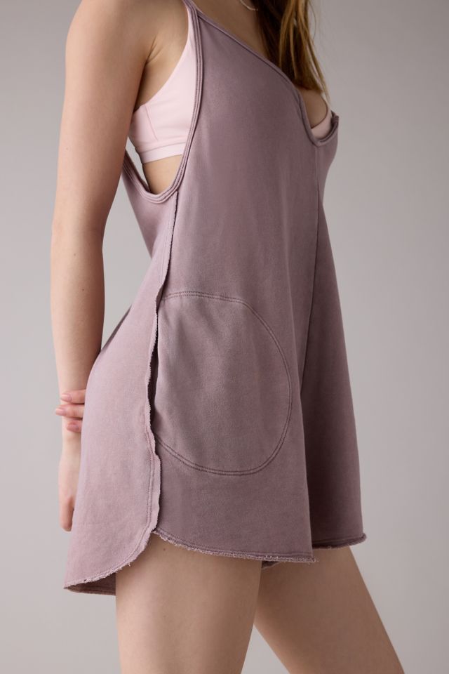Out From Under Tear It Up Terry Knit Romper #1