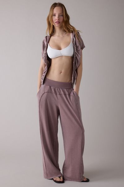 Out From Under Tear It Up Terry Knit Foldover Sweatpants