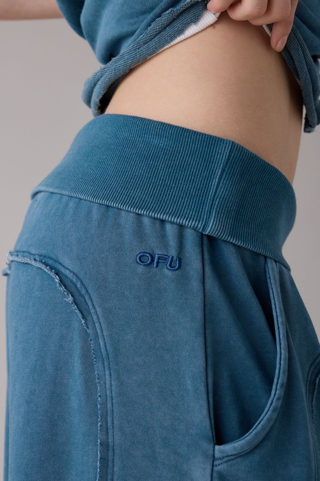 Out From Under Tear It Up Terry Knit Foldover Sweatpants #1