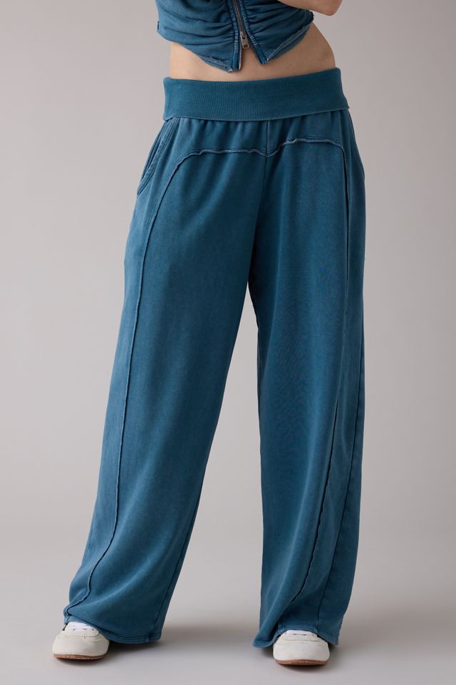 Out From Under Tear It Up Terry Knit Foldover Sweatpants #2