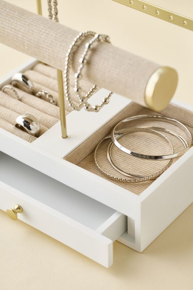 Mirrored Jewelry Organizer & Display Stand #2