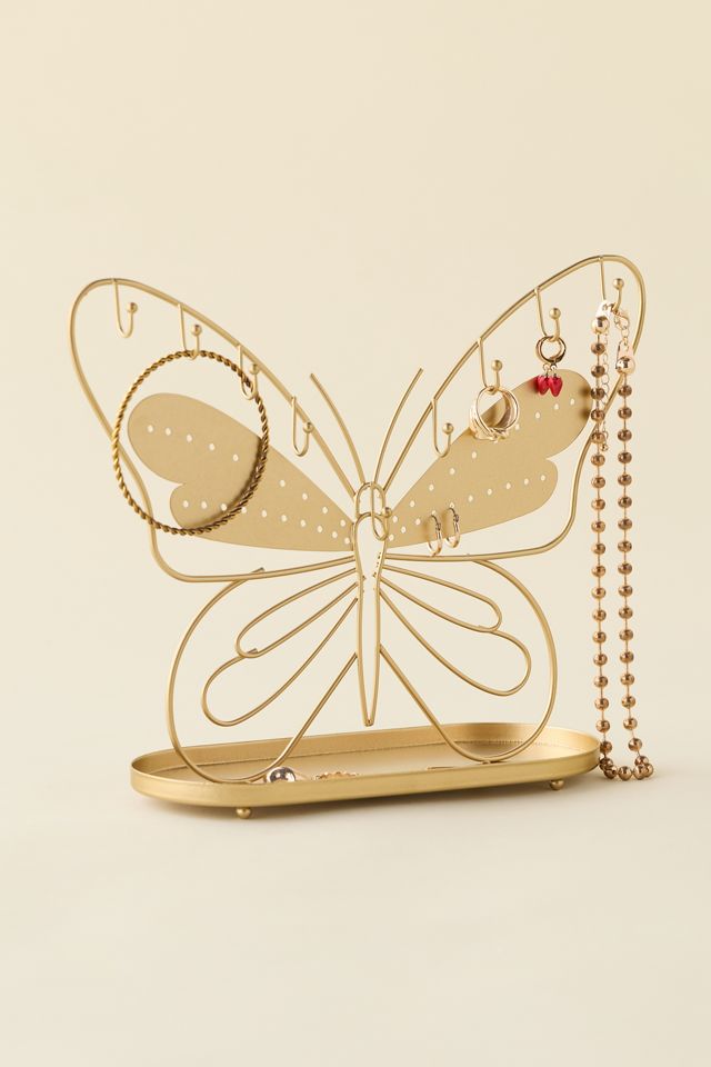 Butterfly Shaped Iron Jewelry Stand | Urban Outfitters Canada