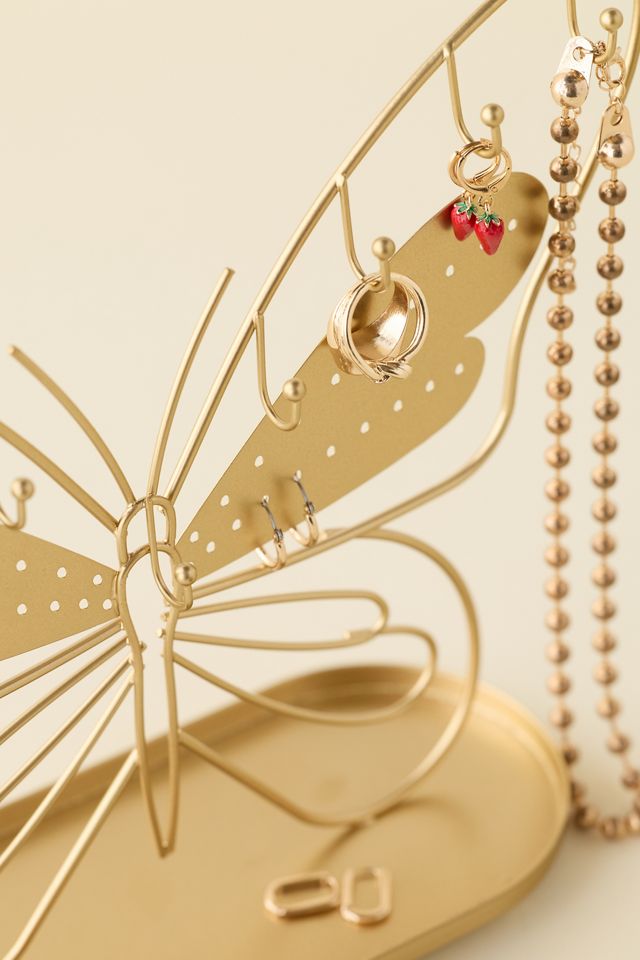 【完売品】UrbanOutfitters バタフライ 蝶　ジュエリーホルダー Butterfly Shaped Iron Jewelry Stand | Urban Outfitters Canada