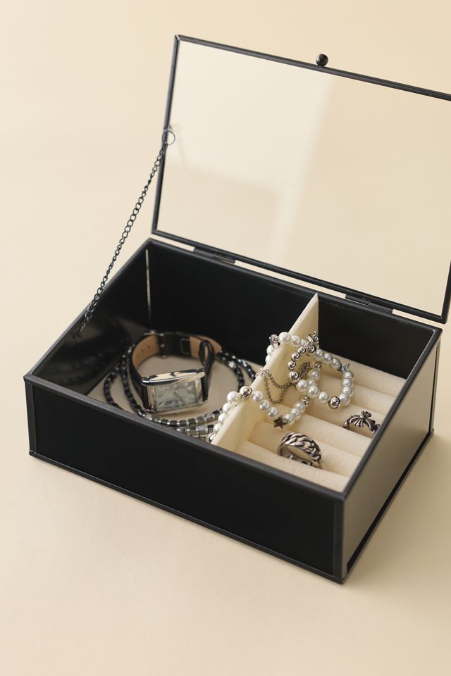 Metal Lift-Top Jewelry Box #2