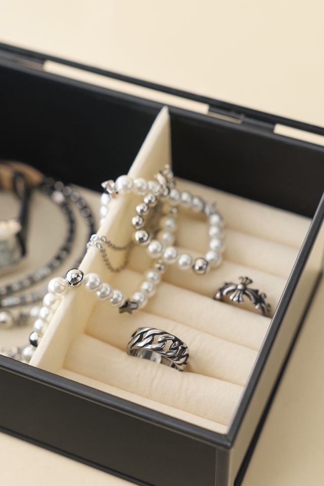 Metal Lift-Top Jewelry Box #3