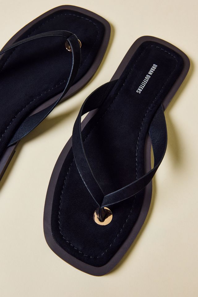 UO Sabrina Suede Thong Sandals #1