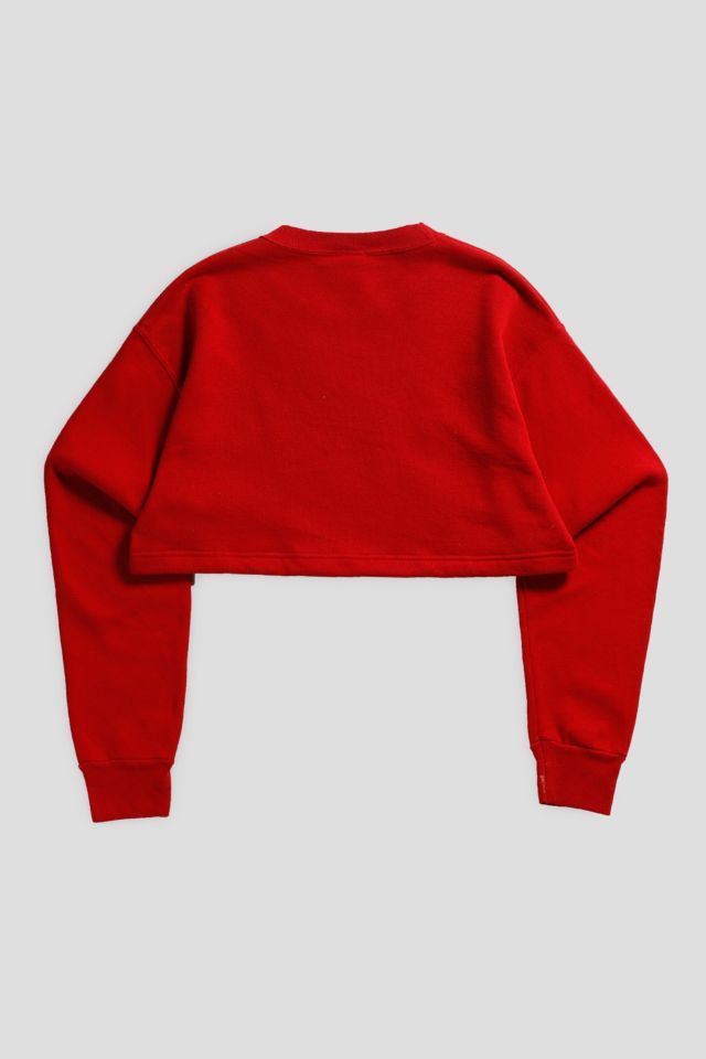 Frankie Collective Rework Dayton University Crop Sweatshirt #2