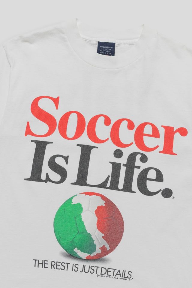 Vintage Soccer is Life Italy Tee #1