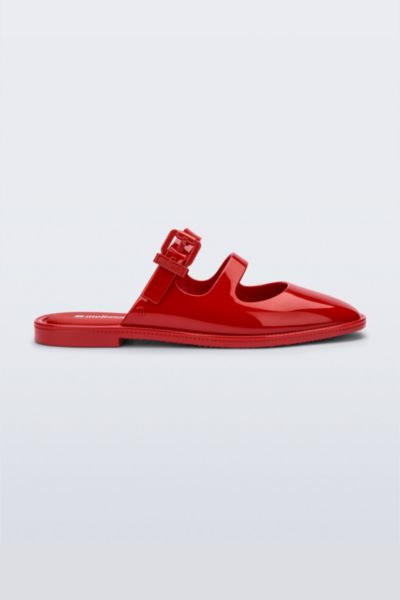 Melissa Anastasia Jelly Mule In Red, Women's At Urban Outfitters