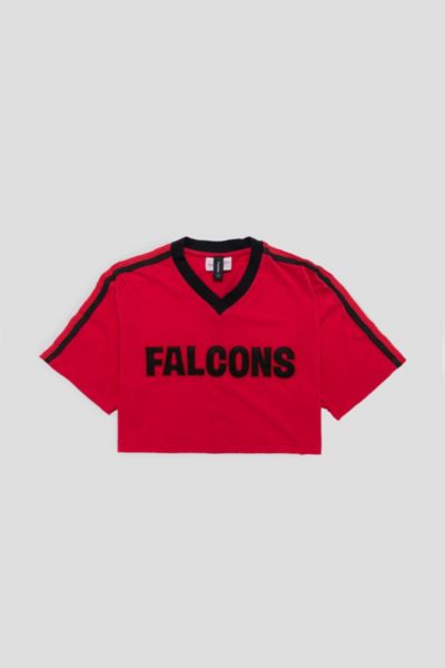 Frankie Collective Rework Atlanta Falcons Crop Tee
