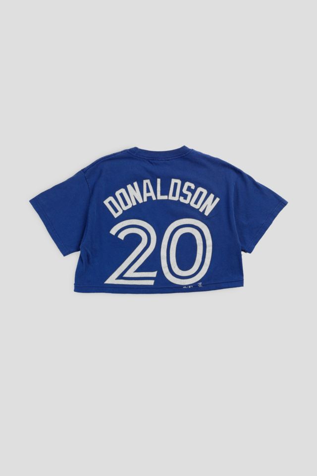 Frankie Collective Rework Toronto Blue Jays MLB Crop Tee #2
