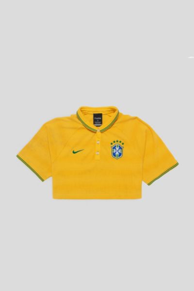 Frankie Collective Rework Brazil Team Crop Tee