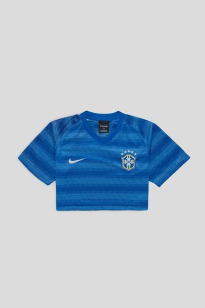 Frankie Collective Rework Brazil Team Crop Jersey