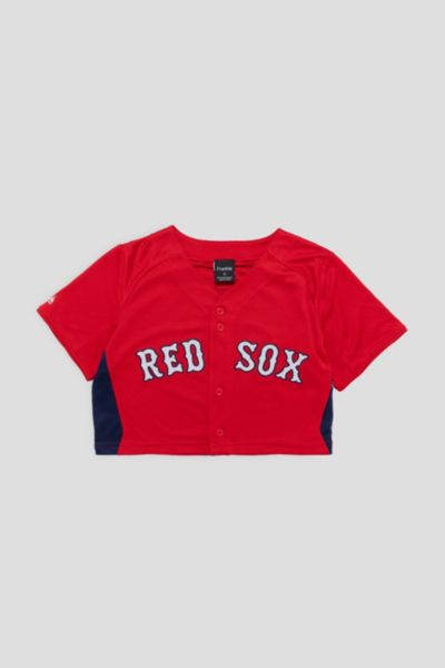 Frankie Collective Rework Boston Red Sox Baseball Crop Jersey