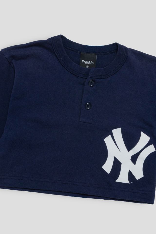 Frankie Collective Rework New York Yankees Crop Tee #2