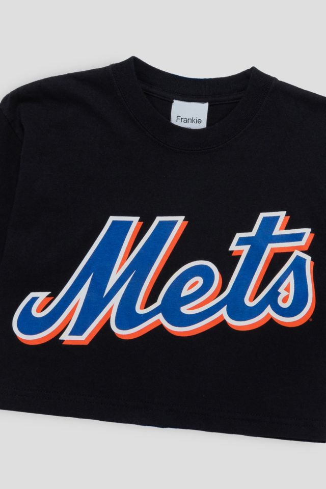 Frankie Collective Rework New York Mets Crop Tee #2