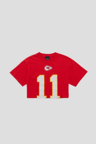 Frankie Collective Rework Kansas City Chiefs Crop Tee