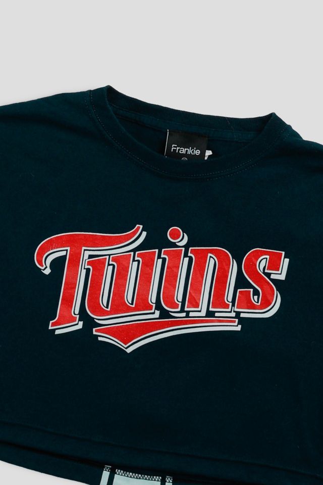 Frankie Collective Rework Minnesota Twins MLB Crop Tee #1
