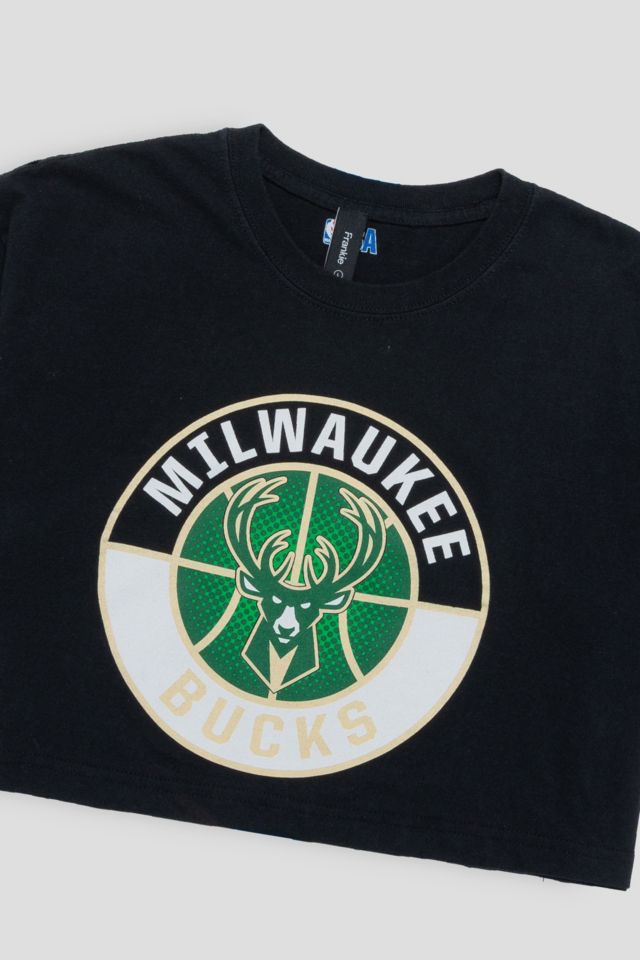 Frankie Collective Rework Milwaukee Bucks Crop Tee #2