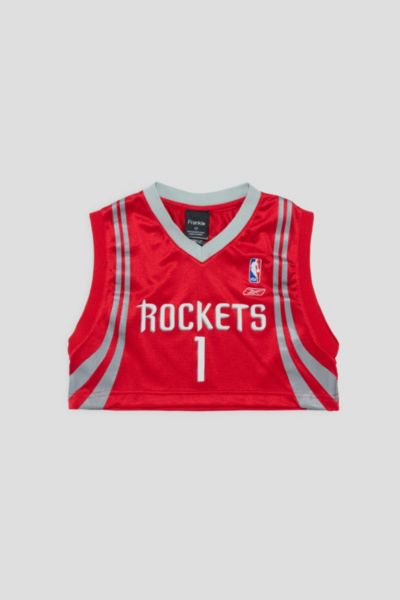 Frankie Collective Rework Houston Rockets Crop Jersey