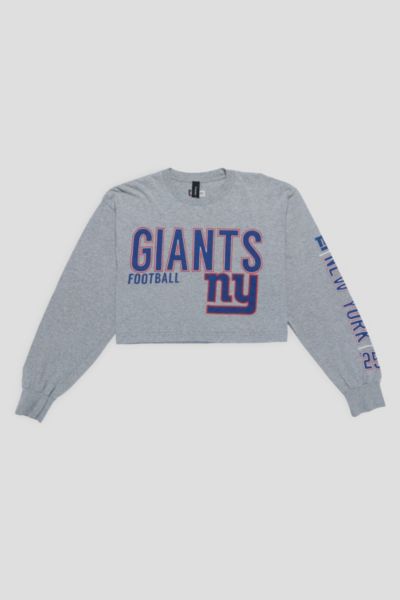 Frankie Collective Rework New York Giants Crop Tee