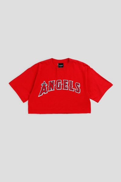 Frankie Collective Rework LA Angels MLB Crop Tee
