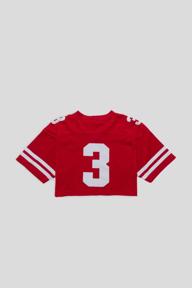 Frankie Collective Rework Nebraska Huskers Crop Jersey #2