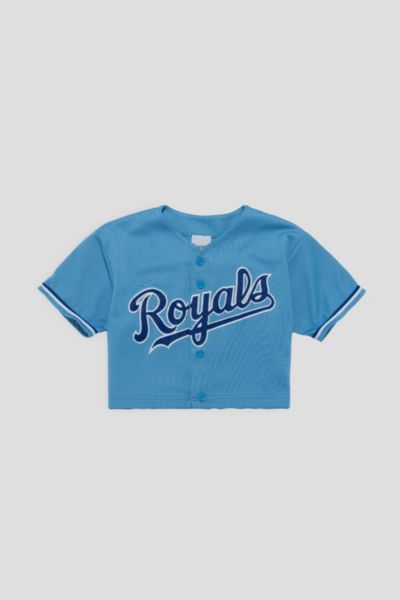 Frankie Collective Rework Kansas City Royals Crop Jersey