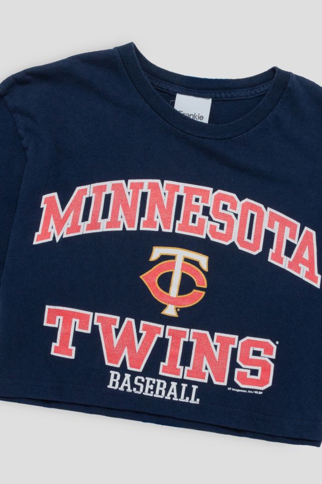 Frankie Collective Rework Minnesota Twins Crop Tee #2