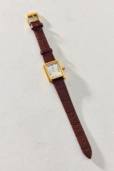 Heart Leather Watch | Urban Outfitters display picture 1