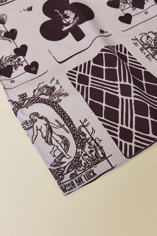 Wish Me Luck Playing Card Pattern Bandana #1