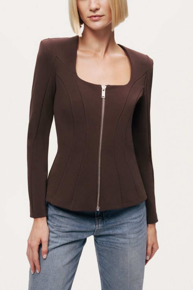 Nocturne Zip Structured Top #1