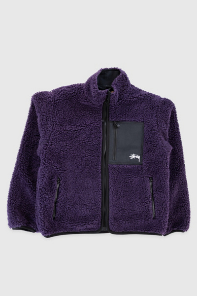 Stussy Fleece Reversible Jacket | Urban Outfitters