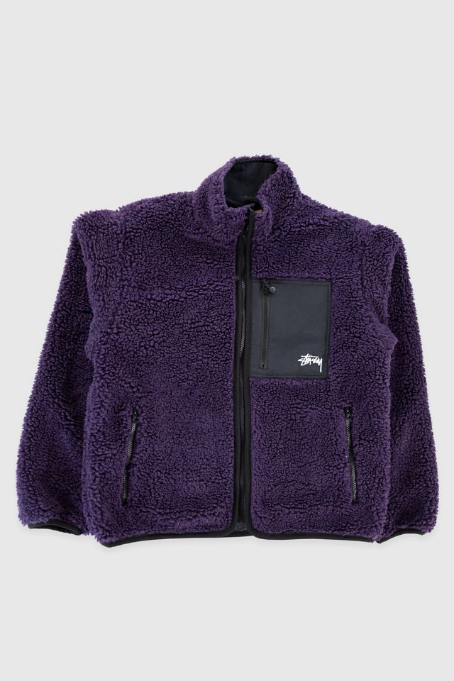 Stussy Fleece Reversible Jacket | Urban Outfitters