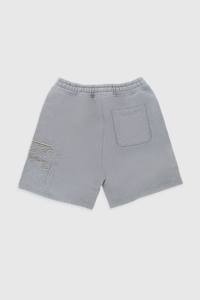Stussy Tonal Applique Fleece Short #1