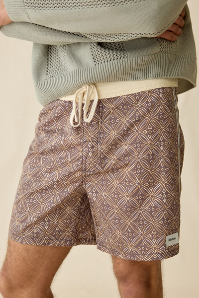 Rhythm Heritage Java Beach Swim Trunks