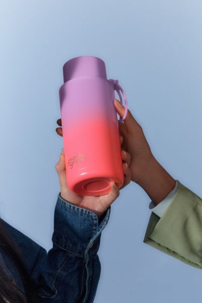 Frank Green Ceramic 34 oz Insulated Bottle In Lilac Haze/living Coral At Urban Outfitters In Pink