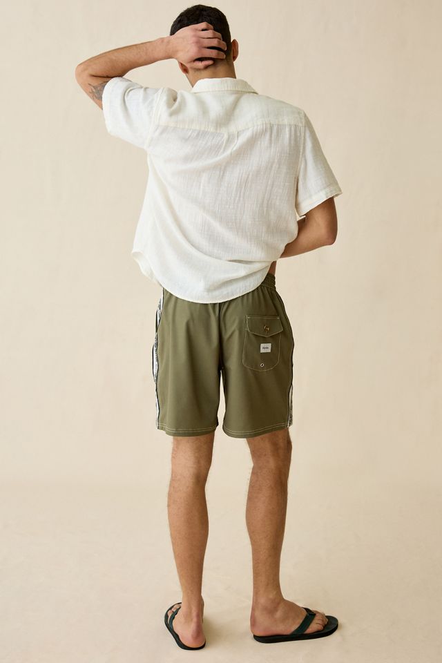 Rhythm Panel Stripe Beach Swim Shorts #1