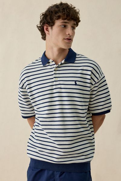 Polo Ralph Lauren Interlocked Stripe Polo Tee