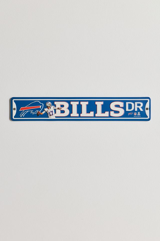 NFL Buffalo Bills Dr. Metal Street Wall Sign #1