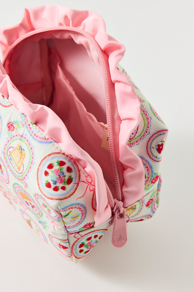 For Love & Lemons UO Exclusive Patterned Ruffle Makeup Bag