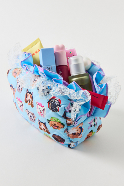 UO Patterned Quilted Makeup Bag