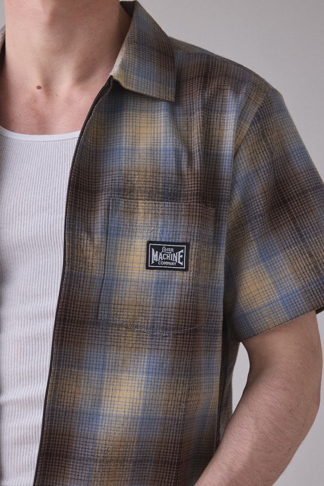 Chemise à carreaux avec fermeture éclair Loser Machine #2